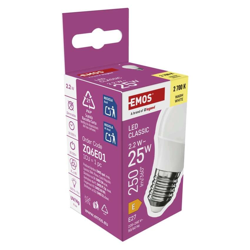 LED lemputė CLS Mini Globe / E27 / 2,2 W (25 W) / 250 lm / šilta balta