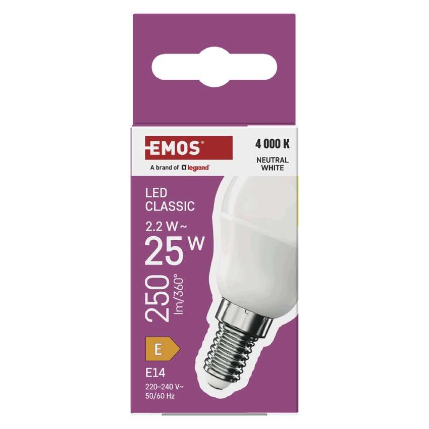 LED žiarovka CLS Mini Globe / E14 / 2,2 W (25 W) / 250 lm / neutrálna biela