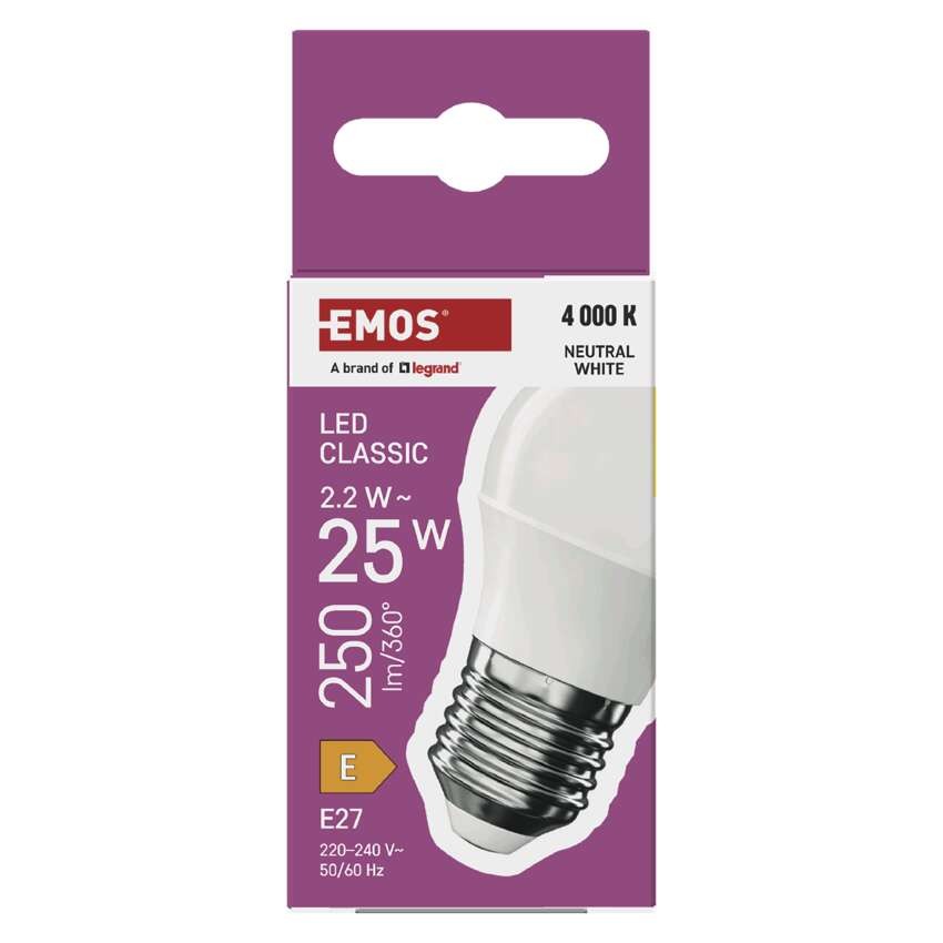LED-Glühbirne CLS Mini Globe / E27 / 2,2 W (25 W) / 250 lm / neutralweiß