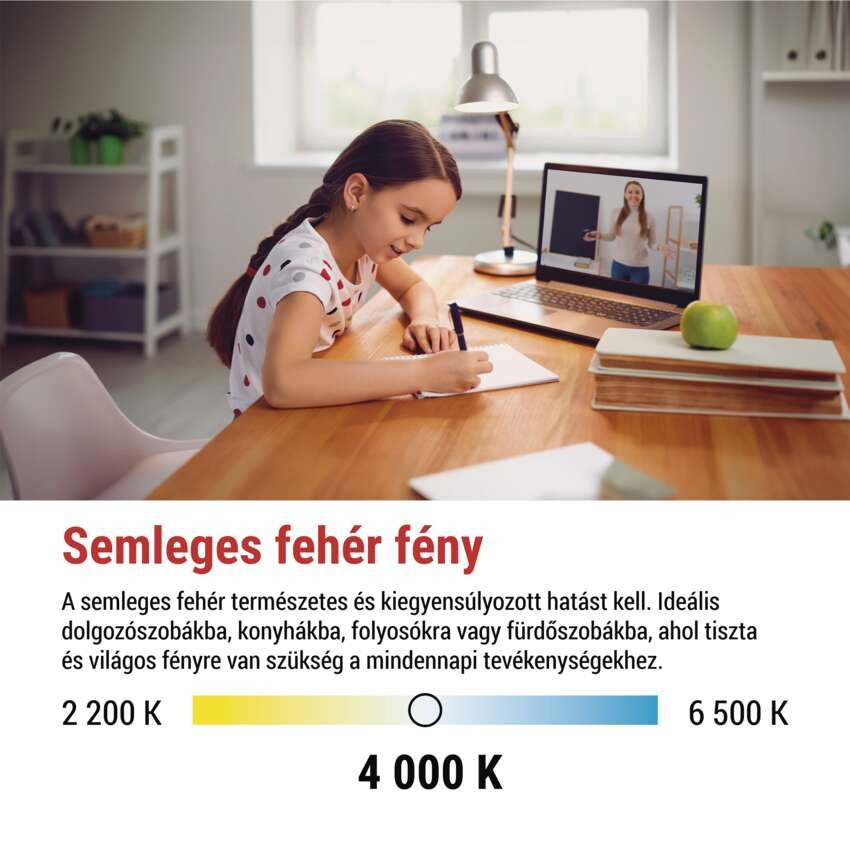 LED izzó Classic JC / G9 / 4,3 W (48 W) / 600 lm / Természetes fehér