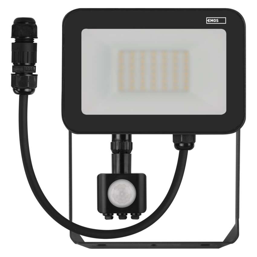 LED Flutlicht PROFI mit Bewegungsmelder, 30W neutralweiss