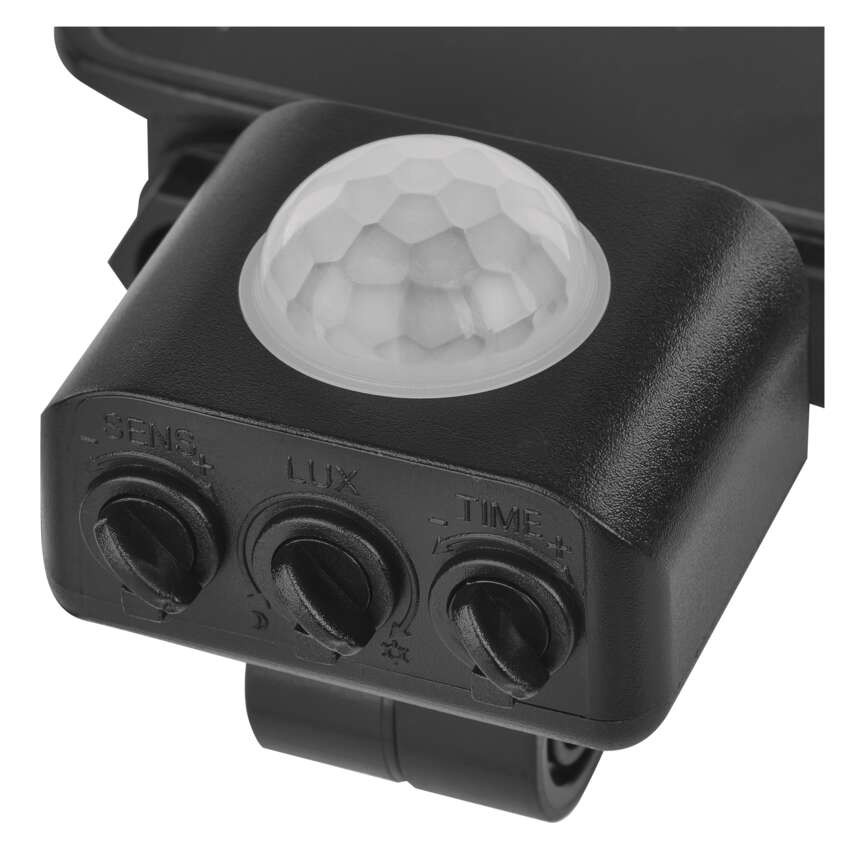 LED-Strahler VISIO mit Bewegungsmelder, 10W, schwarz, neutral weiß