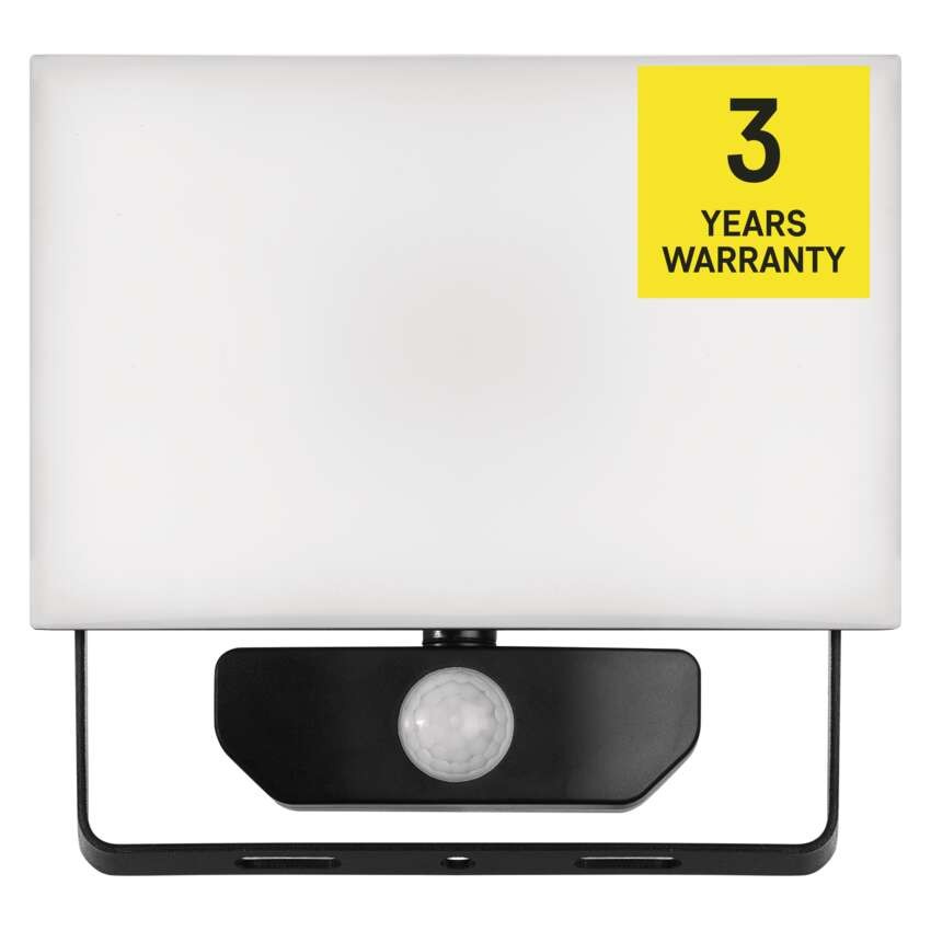 LED reflektor TAMBO s senzorjem gibanja, 20 W, 2000 lm, črn