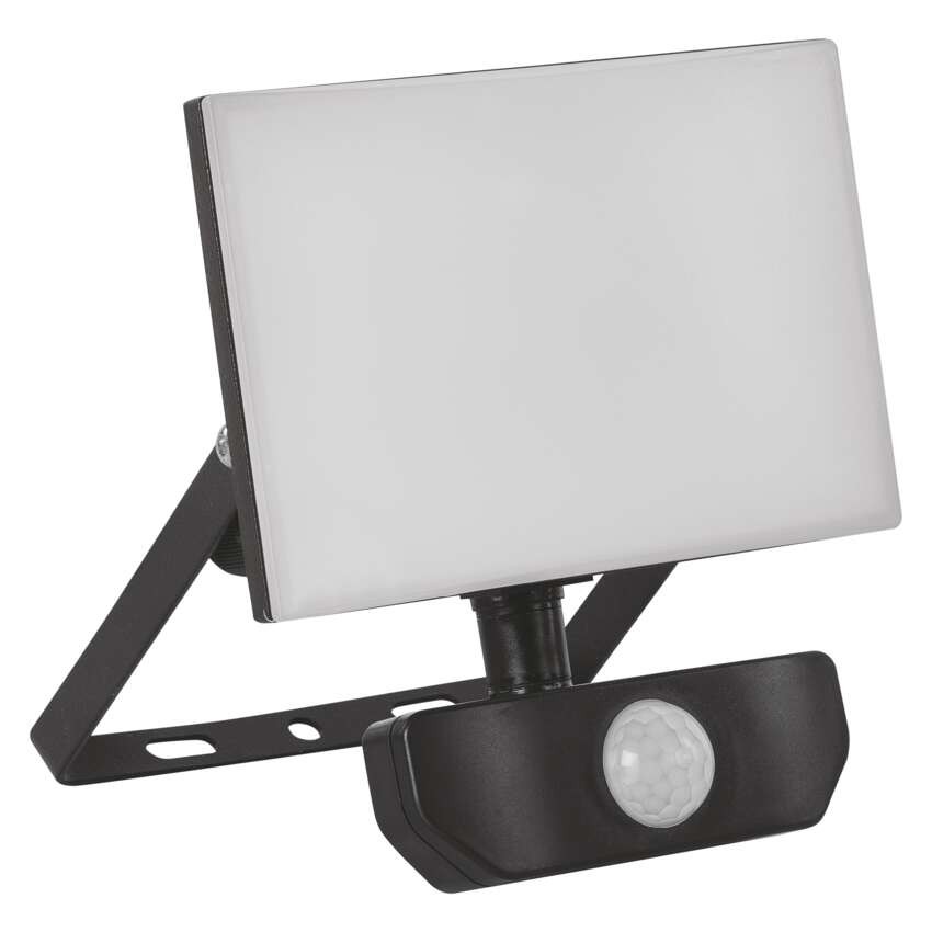 LED reflektor TAMBO s senzorjem gibanja, 20 W, 2000 lm, črn