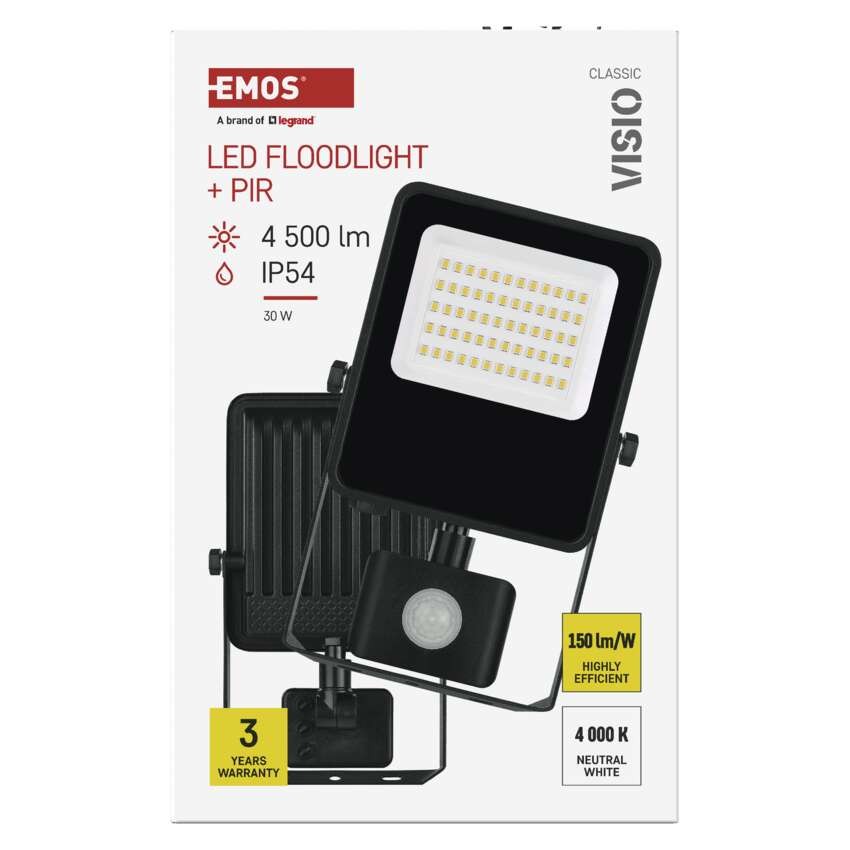 LED reflektor VISIO s senzorjem 30 W