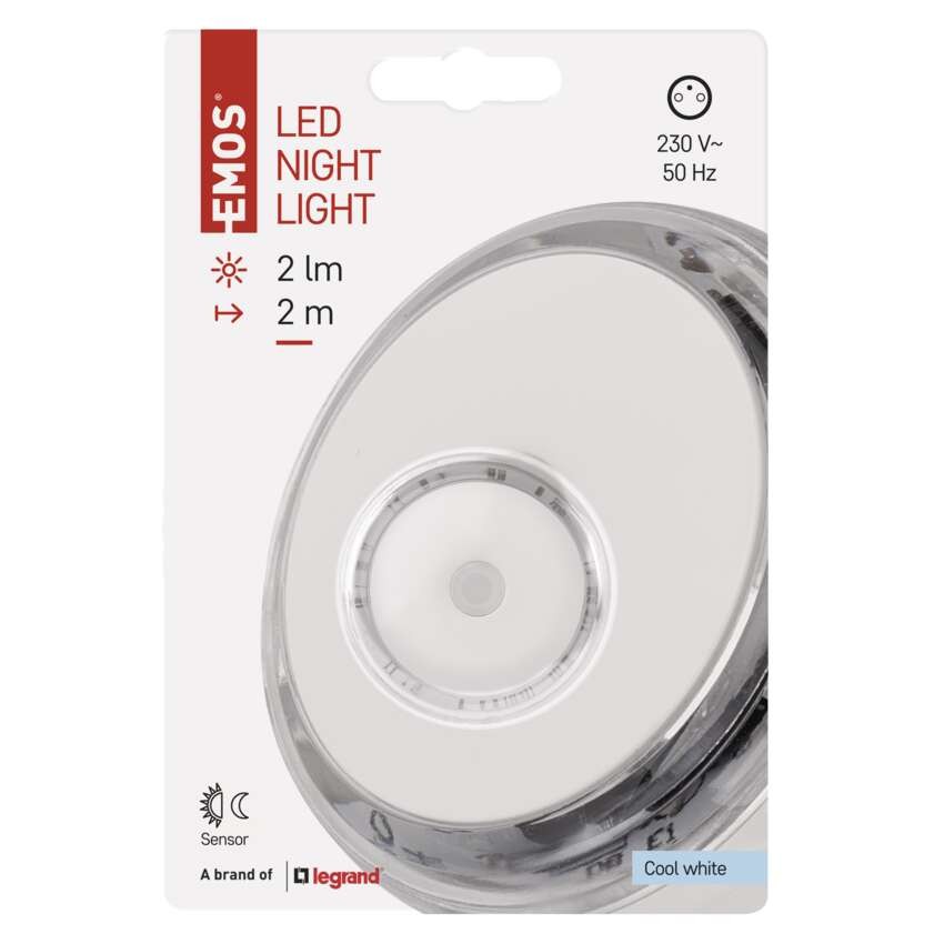 LED naktinis žibintas P3306 su fotojutikliu, prijungiamas