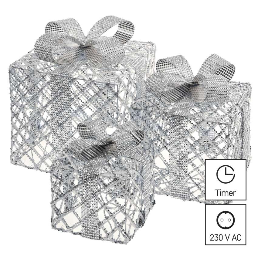 LED-kingitus, 3 suurust, tuppa, külm valge, ajasti