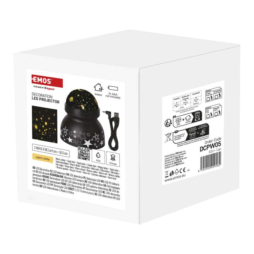 LED Dekorativer Projektor - Weltall, 3x AAA Innen
