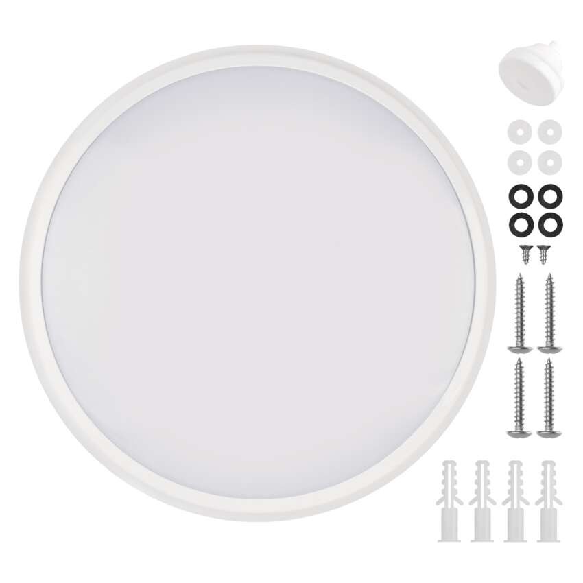 LED lampa FLERI, 20 W, IP65, silti-auksti balta