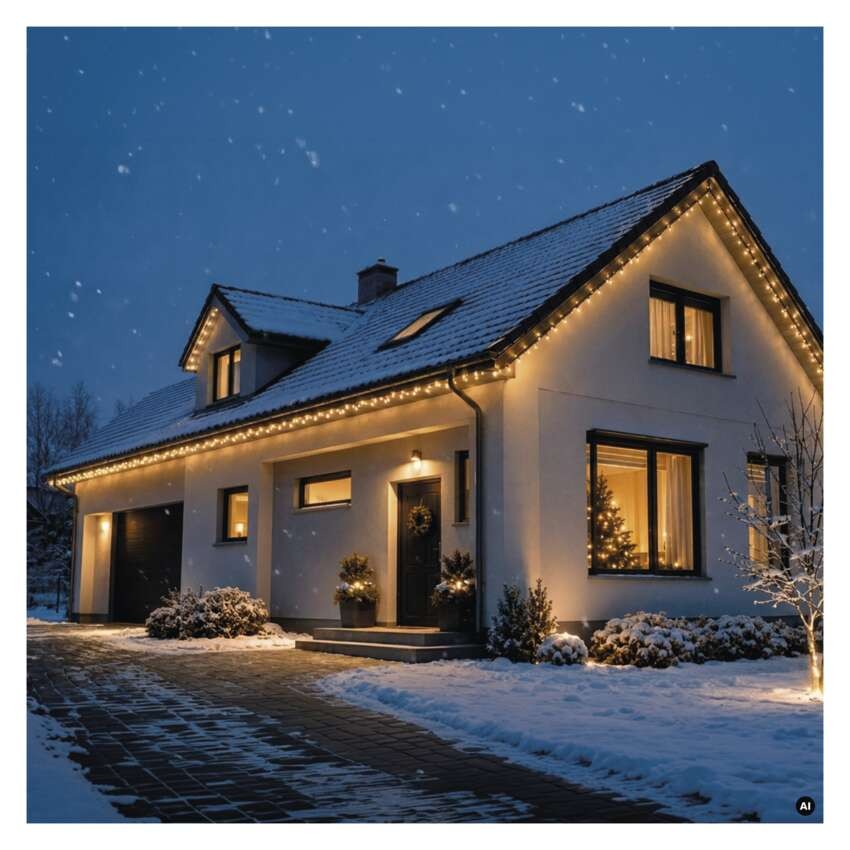 Premium LED spojovacia reťaz čierna, 10 m, vonkajšia aj vnútorná, teplá biela, časovač
