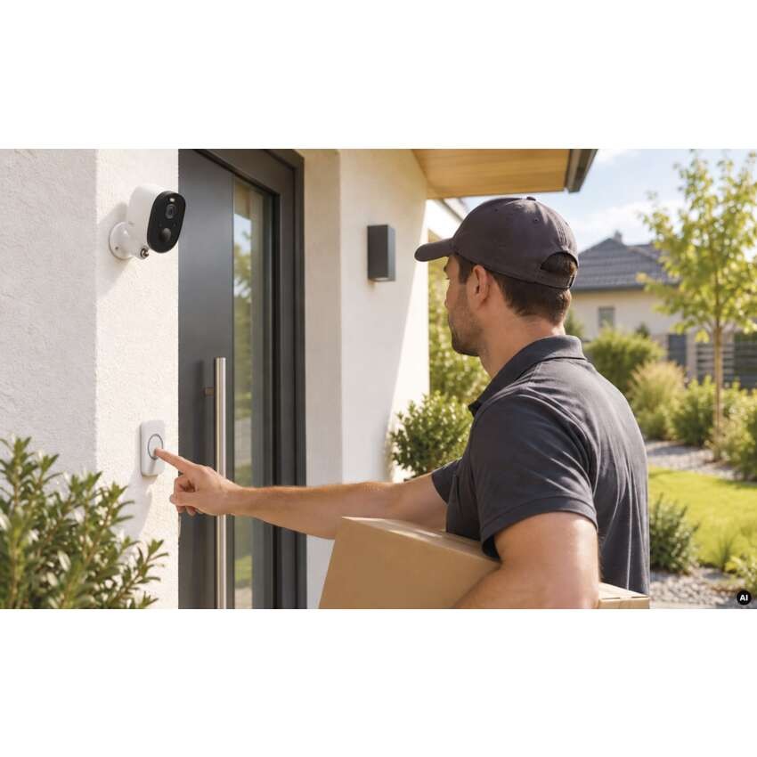 GoSmart Zunanja baterijska kamera IP-1150 SNAP z WiFi in solarnim panelom