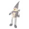 LED Weihnachts-Schneemann sitzend, 31 cm, 3x AA, Innen, warmweiss