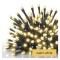LED Weihnachtliche Lichterkette, 8,4 m, 3x AA, Außen/Innen, warmweiß, Timer