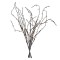 LED Zweig mit Perlen, 60 cm, 3x AA, Innen, warmweiss, Timer
