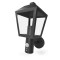 LED dārza gaismeklis, PIR, 19,8 x 15 x 29,8 cm, 1 x E27, 15 W