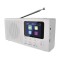 Tragbares Radio mit Bluetooth, DAB / DAB+ / FM, weiß