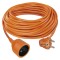 Predlžovací kábel 30 m / 1 zásuvka / oranžový / PVC / 230 V / 1,5 mm2