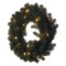 LED Weihnachtskranz, 40 cm, 2x AA, Innen, warmweiss, Timer