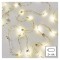 LED karácsonyi fényfüzér arany – csillagok, 1,9 m, 2x AA, beltéri, meleg fehér, időzítő