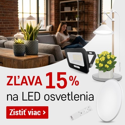 Zľava 15% na všetky LED svietidlá_NEW