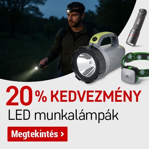Hordozható világítás 20%
