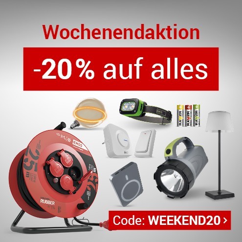 AKCE_-20 % na vše, WEEKEND20
