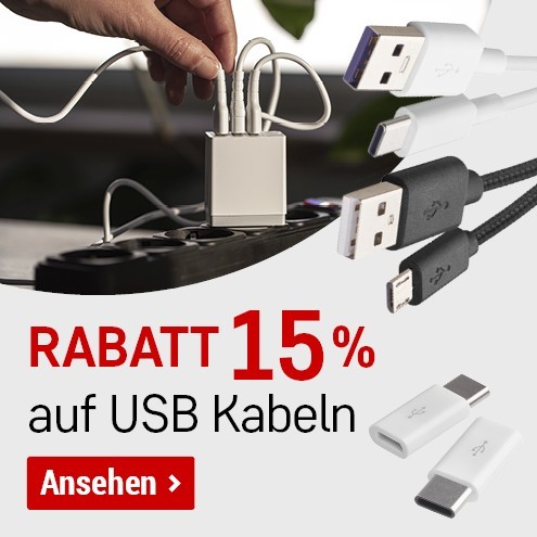 USB, KABEL15 -15 %