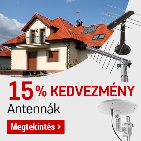 Antennák 15 %