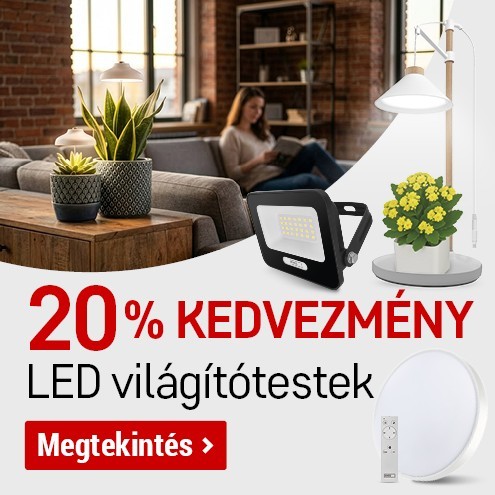 LED világítótestek (Focus Garden + grow lamps) 15%