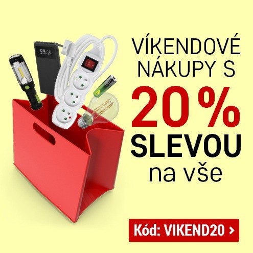 VIKEND20 -20 % na vše